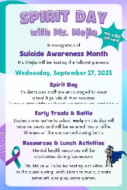 suicide awareness spirit day